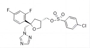 4-chloro-benzenesulfonic acid 5-(2,4-difluoro-phenyl)-5-[1,2,4]triazol-1-ylMethyl-tetrahydro-furan-3-ylMethyl ester