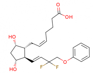 7-[2-(3,3-difluoro-4-phenoxybut-1-enyl)-3,5-dihydroxycyclopentyl]hept-5-enoic acid