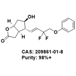 (3aR,4R,5R,6aS)-4-[(1E)-3,3-Difluoro-4-phenoxy-1-butenyl]hexahydro-5-hydroxy-2H-cyclopenta[b]furan-2-one